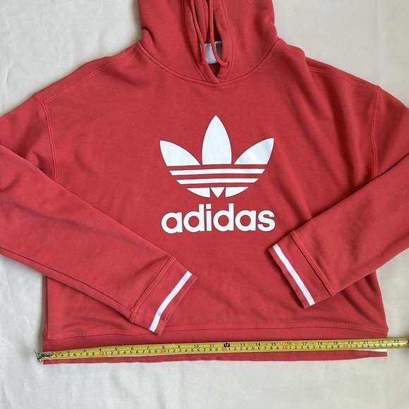 ADIDAS Trefoil Active Icon Cropped Hoodie - Picture 9 of 9